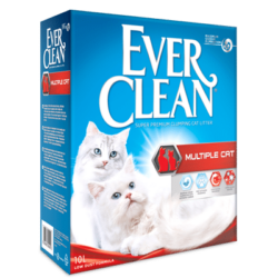 חול אברקלין מולטיקט 10 ליטר Ever Clean Multiple Cat