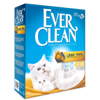 חול אברקלין פיזור מופחת 10 ליטר Ever Clean Less Trail
