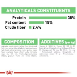 ערכים תזונתיים רויאל קנין דייגסטיב