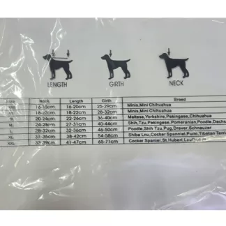 מידות לבגדים ריבוס