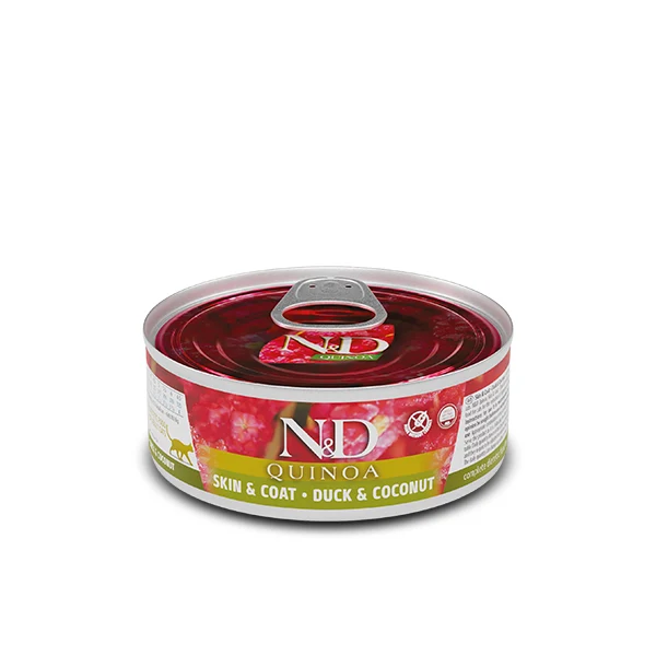 ND שימור לחתול קינואה ברווז וקוקוס ND שימור לחתול קינואה ברווז וקוקוס