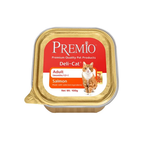 פרמיו מעדן לחתול סלמון 100 גרם פרמיו מעדן לחתול סלמון 100 גרם