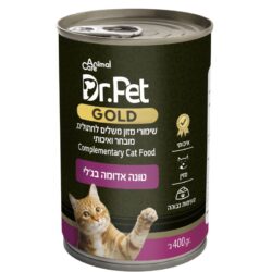 דר פט גולד שימור לחתול טונה אדומה בג'לי 400 גרם