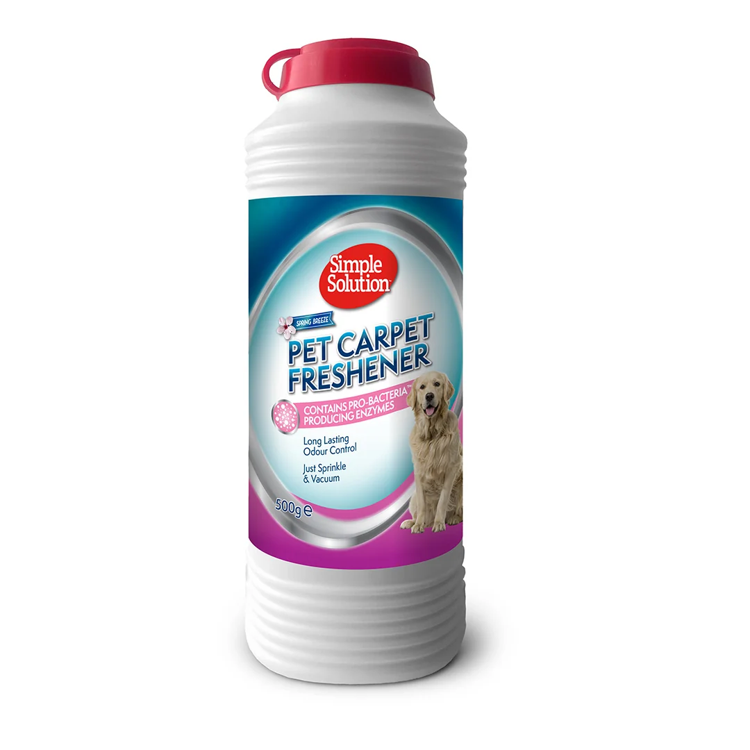 Simple Solution pet carpet freshener 500g סימפל סולושן מפיג ריחות לשטיחים וריפודים 500 גרם Simple Solution