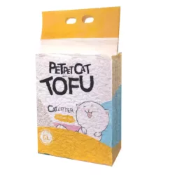 חול טופו לחתול אוריגינל ללא ריח 6 ליטר PetPetCat