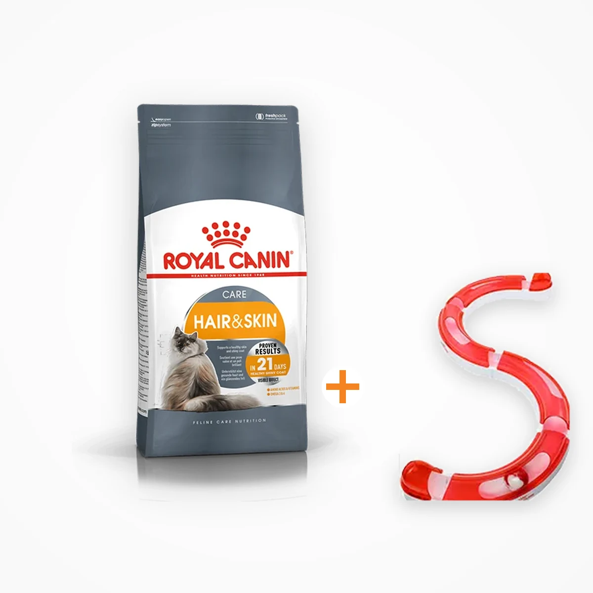 רויאל קנין הייר אנד סקין לחתול 4 ק"ג Royal Canin Hair & Skin Care - מבצע רויאל קנין יולי 2026 רויאל קנין הייר אנד סקין לחתול 4 ק"ג Royal Canin Hair & Skin Care עם מתנה במבצע רויאל קנין