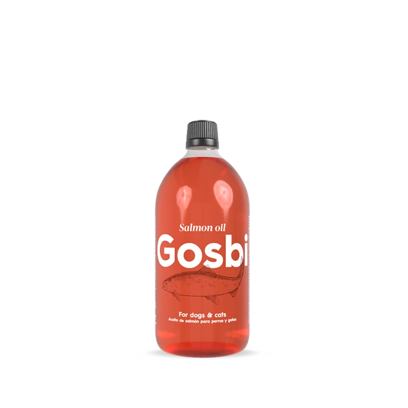gosbi-7186-8437015611938 גוסבי שמן סלמון טהור לכלבים ולחתולים 250 מ״ל