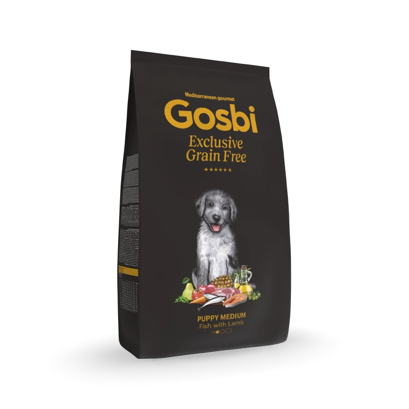 gosbi-7191-8437015611075 גוסבי אקסלוסיב גורים ללא דגנים 3 ק״ג