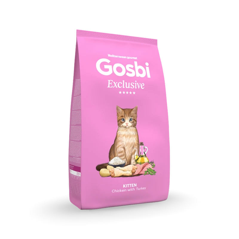 gosbi-7312-official גוסבי אקסלוסיב גורי חתולים עוף והודו 1.5 ק״ג