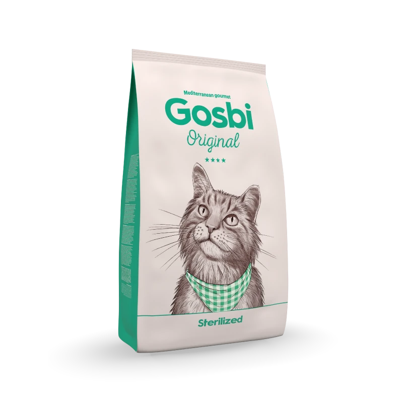 gosbi-7346-8436566800242 גוסבי אוריג'ינל סטרילייז לחתול 7 ק״ג