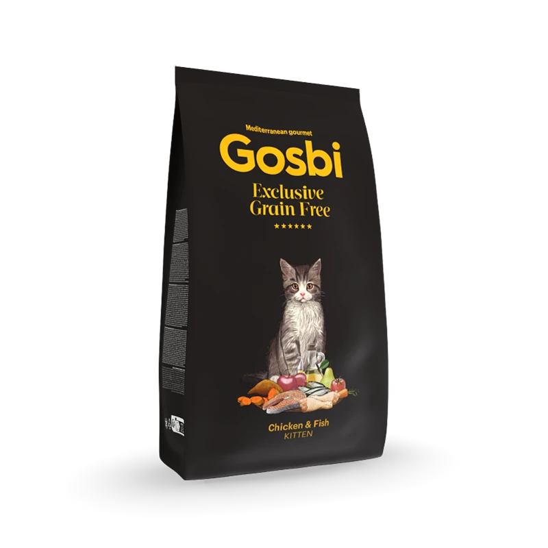 gosbi-7363-official גוסבי אקסלוסיב גורי חתולים ללא דגנים 400 גרם